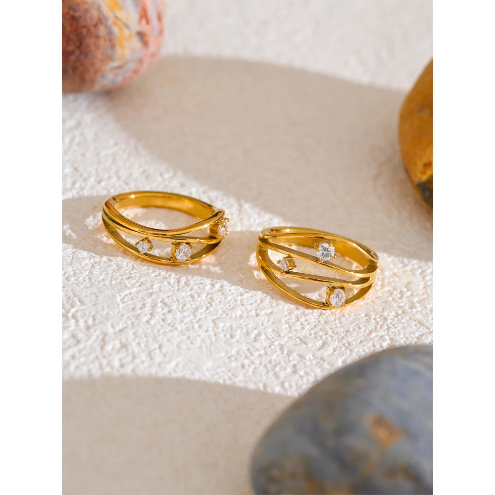 Set Anelli Gemelli – Eleganza Dorata