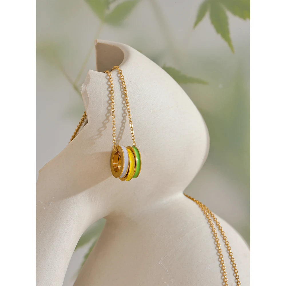Collana Triple Ring – Colori e Stile