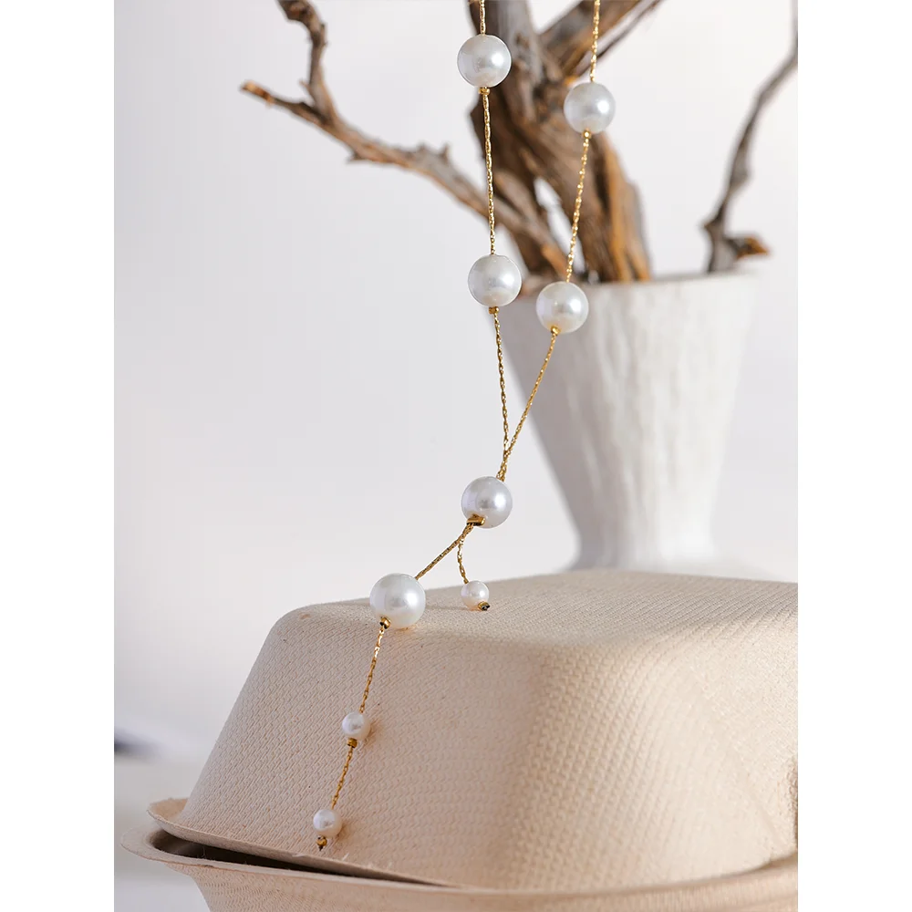 Collana “Pearl Whisper” – Eleganza Leggera e Raffinata