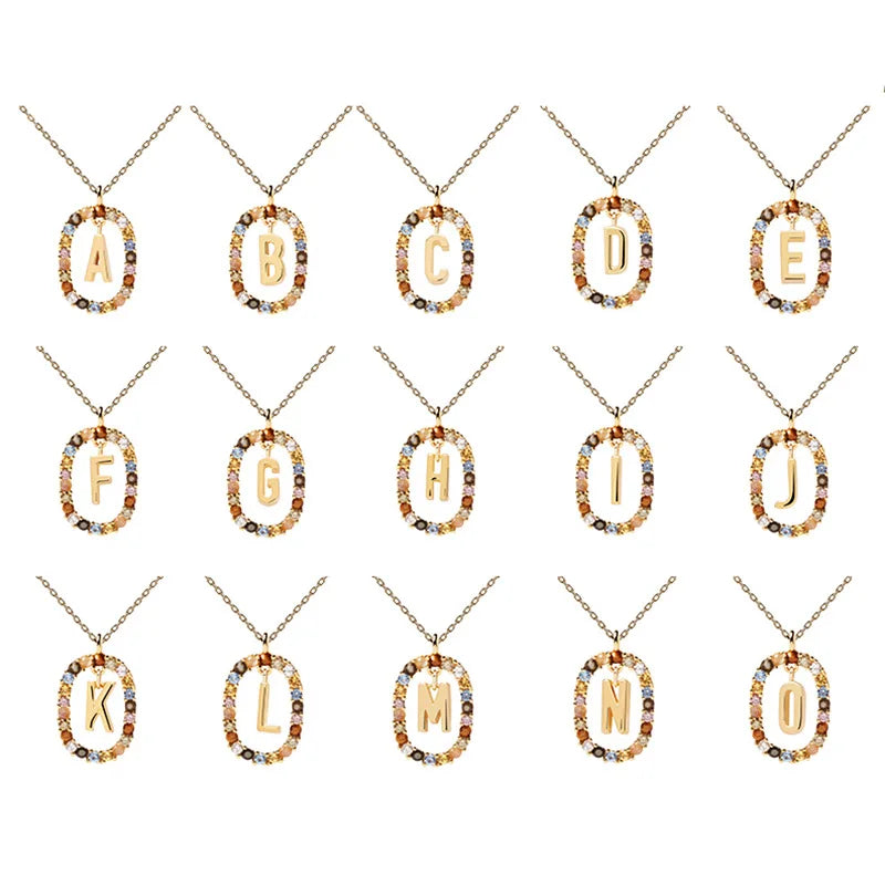 Collana con Lettera Iniziale – Girocollo Elegante Donna