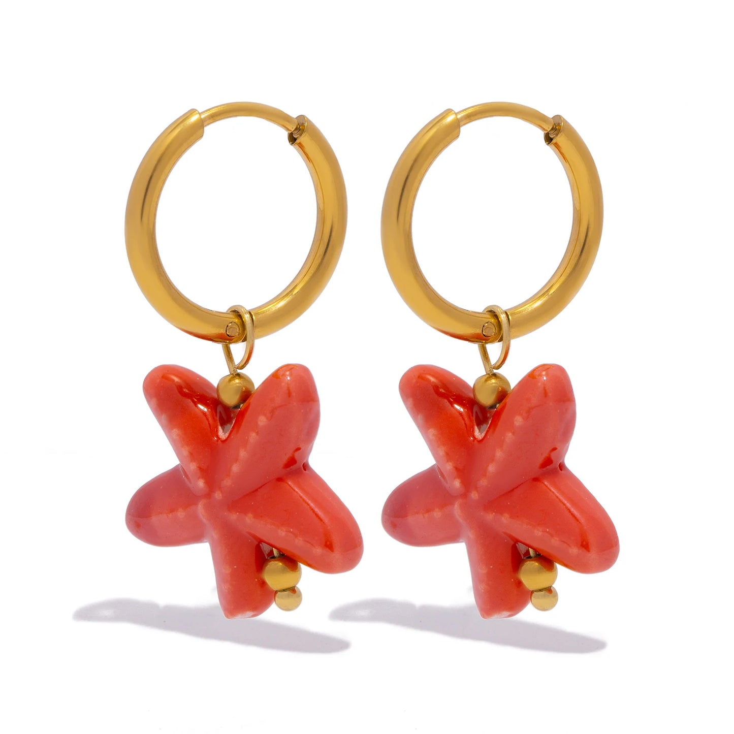 Orecchini Ceramica Viva β Eleganza a Colori