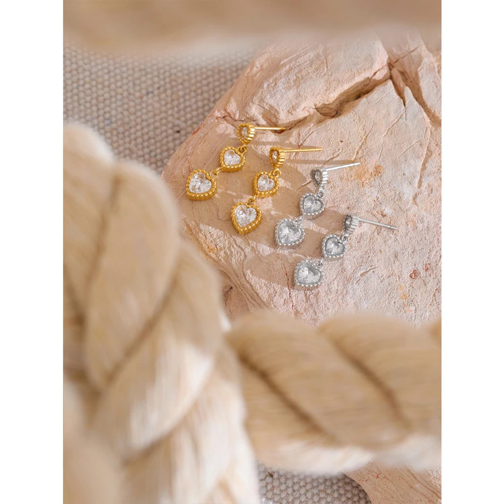 Orecchini Cuore Gemello – Luce e Amore