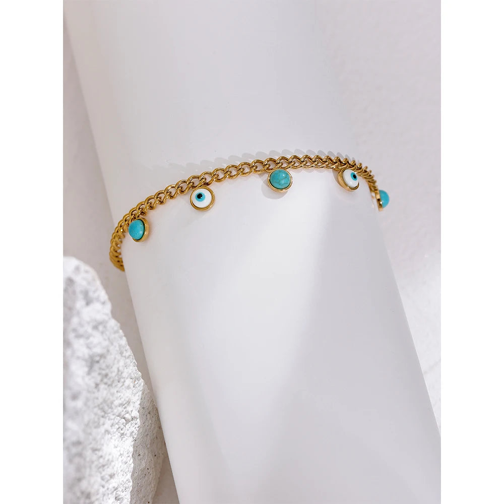 Bracciale Turquoise Eye – Protezione e Luce