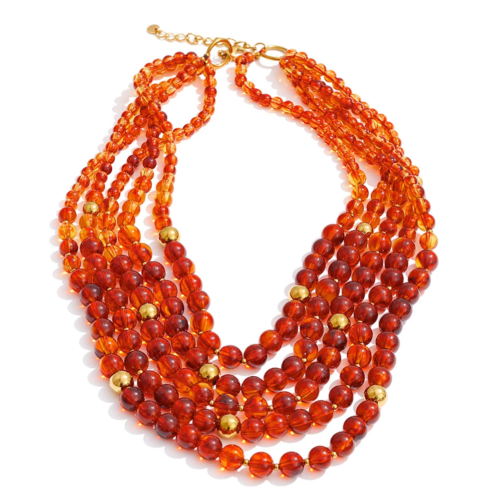 Collana “Majestic Beads” – Strati Eleganti
