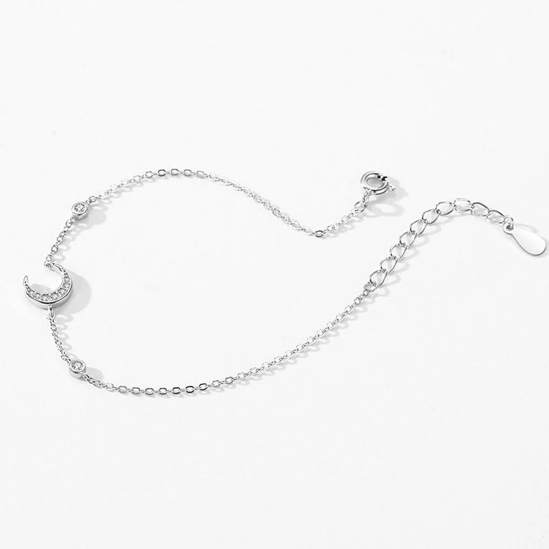 Scintilla Lunare – Bracciale in Argento