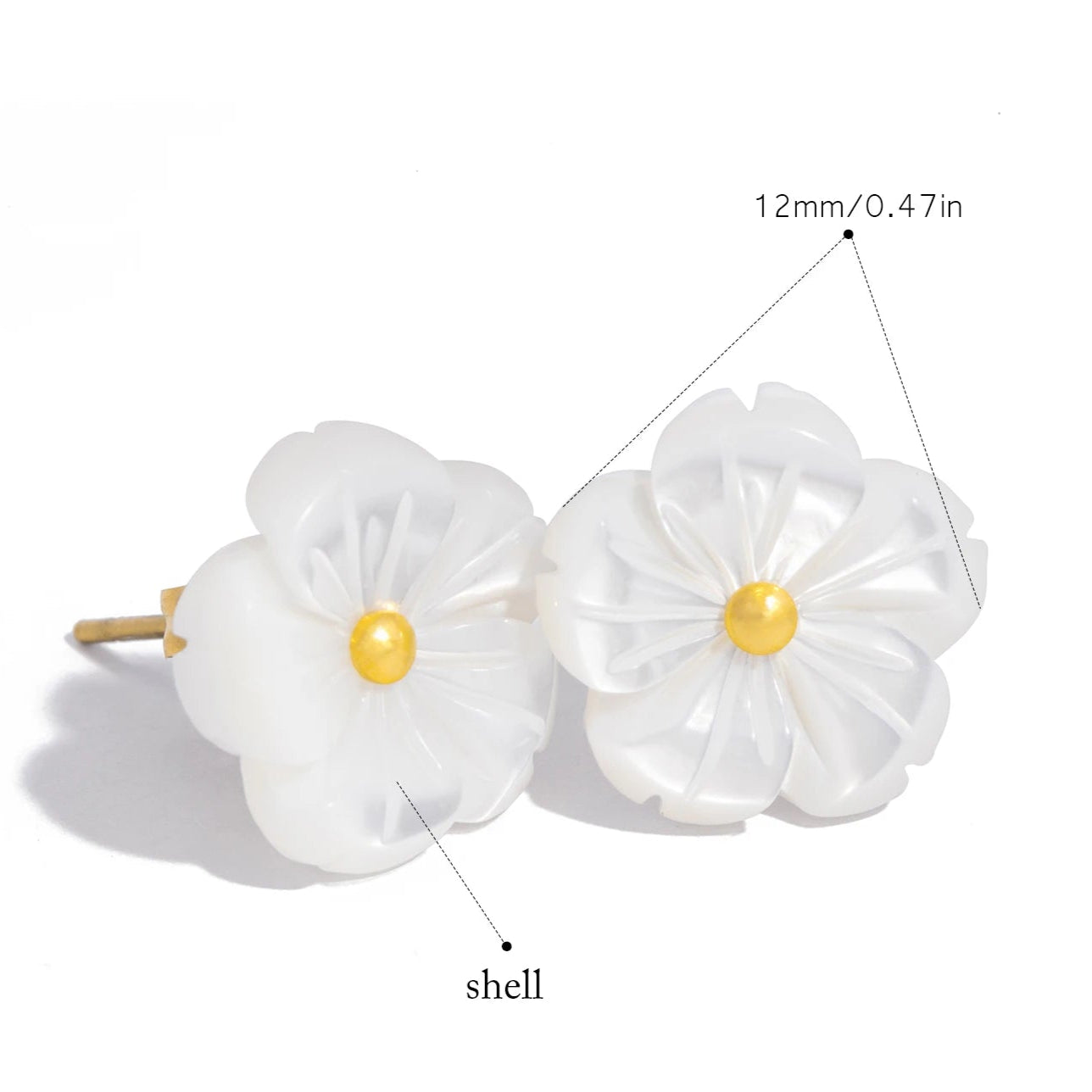 Set “Margherite di Luce” – Collana e Orecchini floreali bianchi
