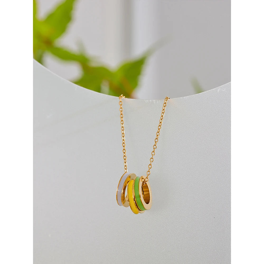 Collana Triple Ring – Colori e Stile