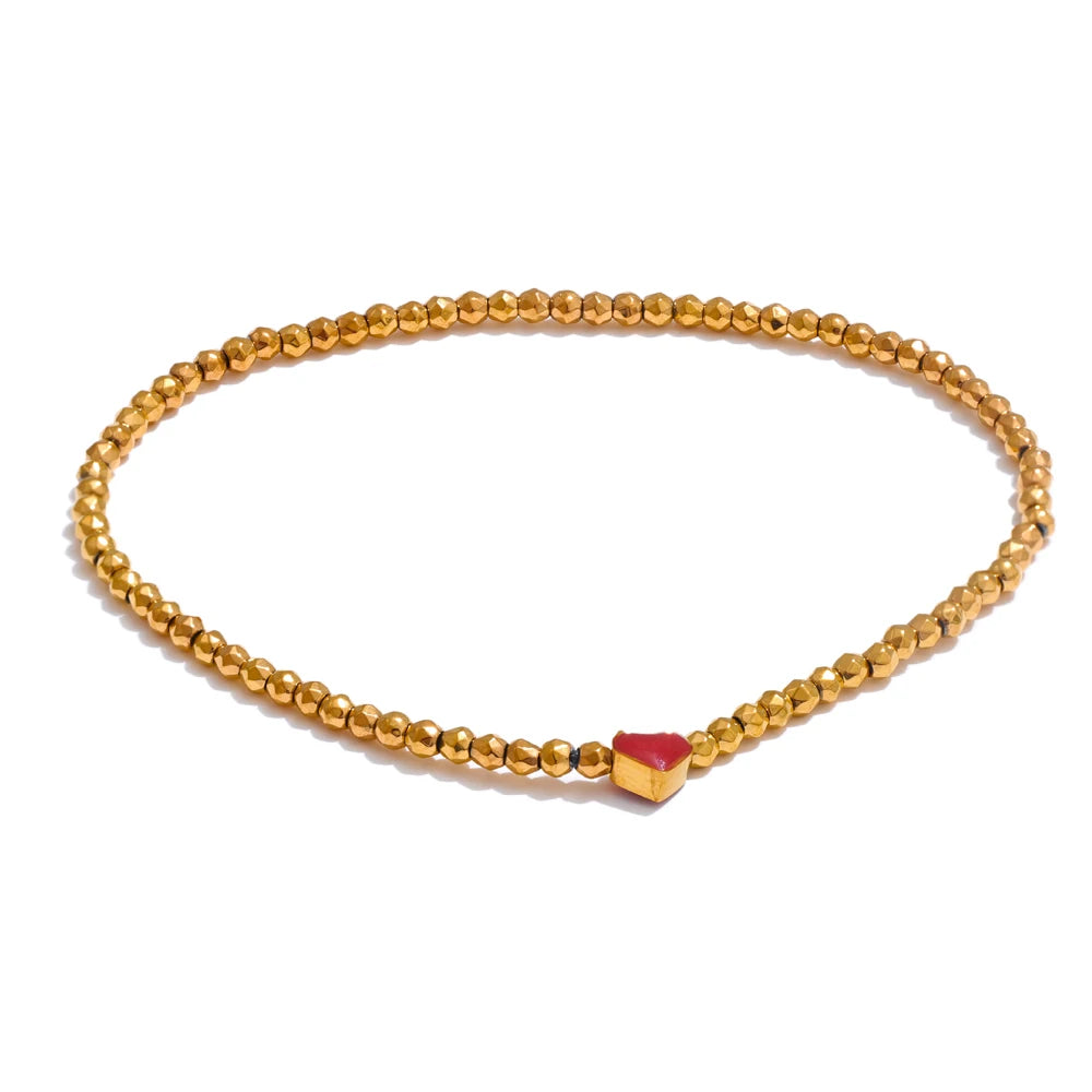 Bracciale Cuore Dorato – Amore Essenziale