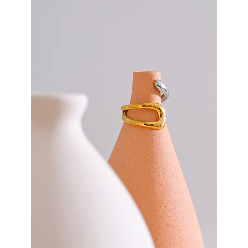 Anello Doppio Colore – Linee d’Arte