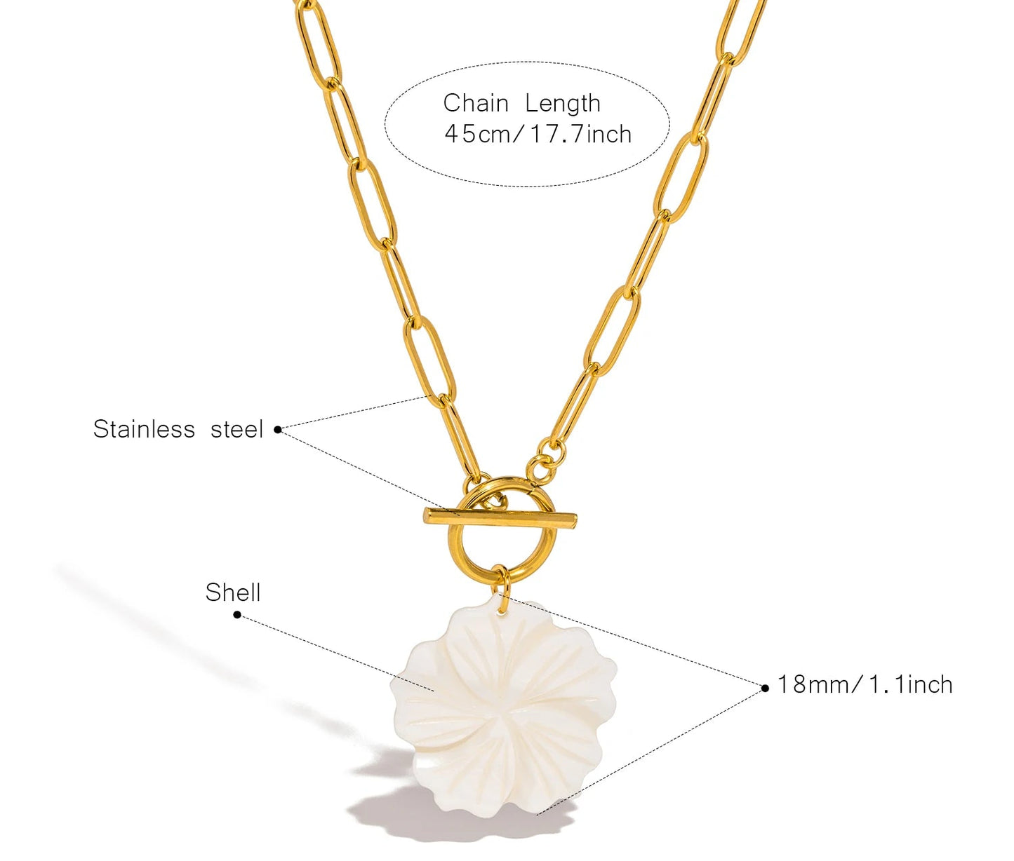 Collana “Eco del Mare” – Ciondolo Conchiglia
