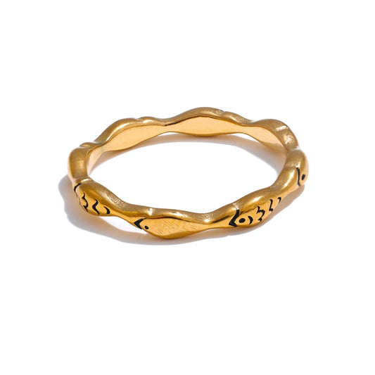 Anello Pesci Gemelli – Minimal Chic in Acciaio