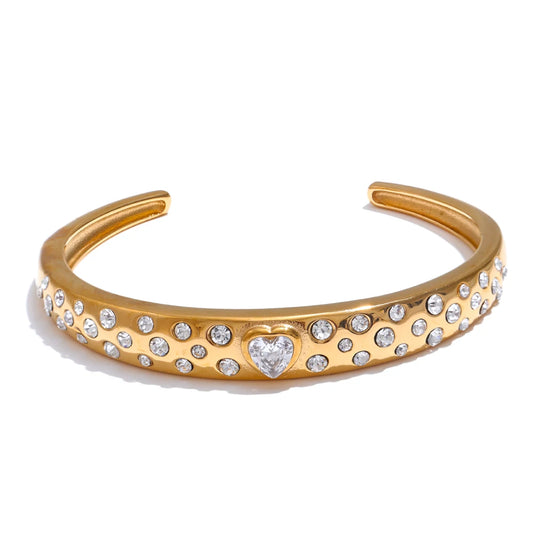 Bracciale Cuore di Luce – Eleganza Dorata