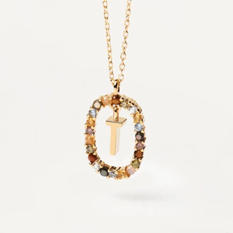 Collana con Lettera Iniziale – Girocollo Elegante Donna