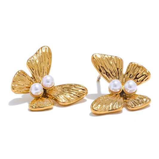 Orecchini Butterfly Pearl – Grazia e Luce
