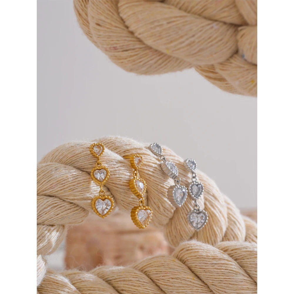 Orecchini Cuore Gemello – Luce e Amore