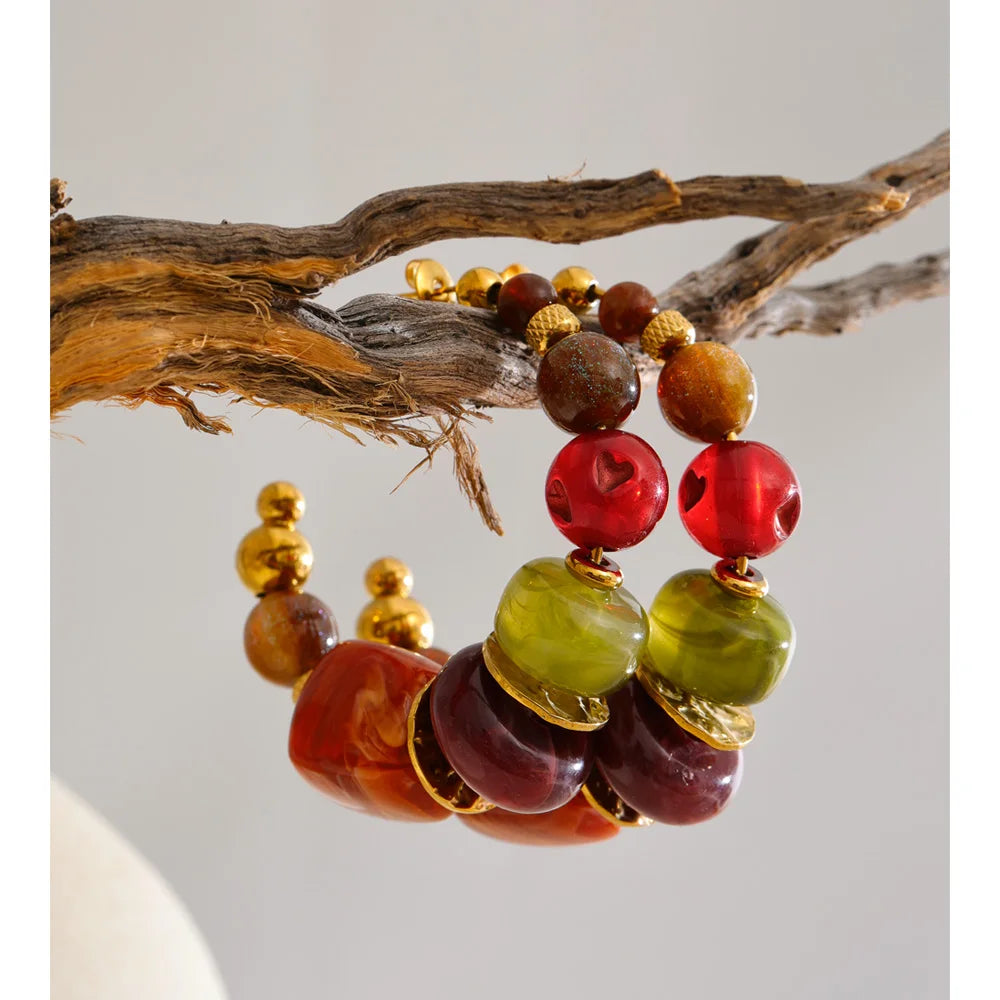 Orecchini “Color Loop” – Arte in Movimento