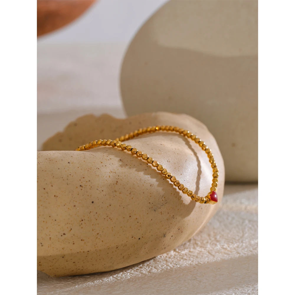 Bracciale Cuore Dorato – Amore Essenziale