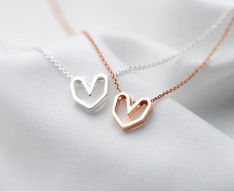 Geometria del Desiderio – Collana in Argento