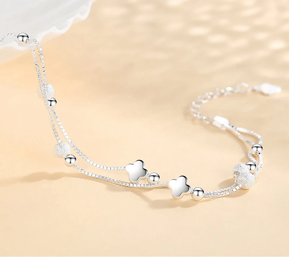 Quadrifoglio Prezioso – Bracciale Portafortuna