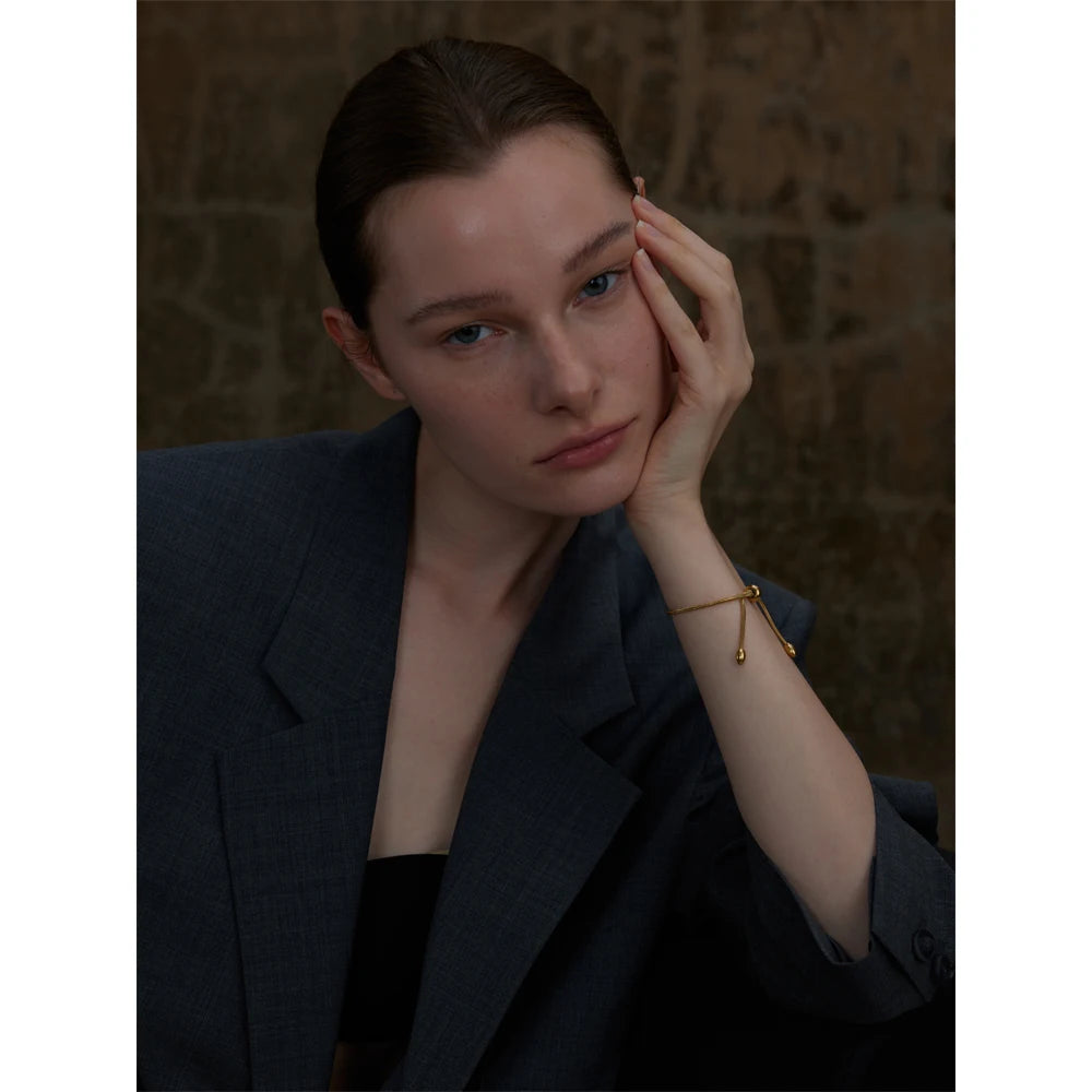 Bracciale Catena Regolabile – Eleganza Quotidiana Impermeabile
