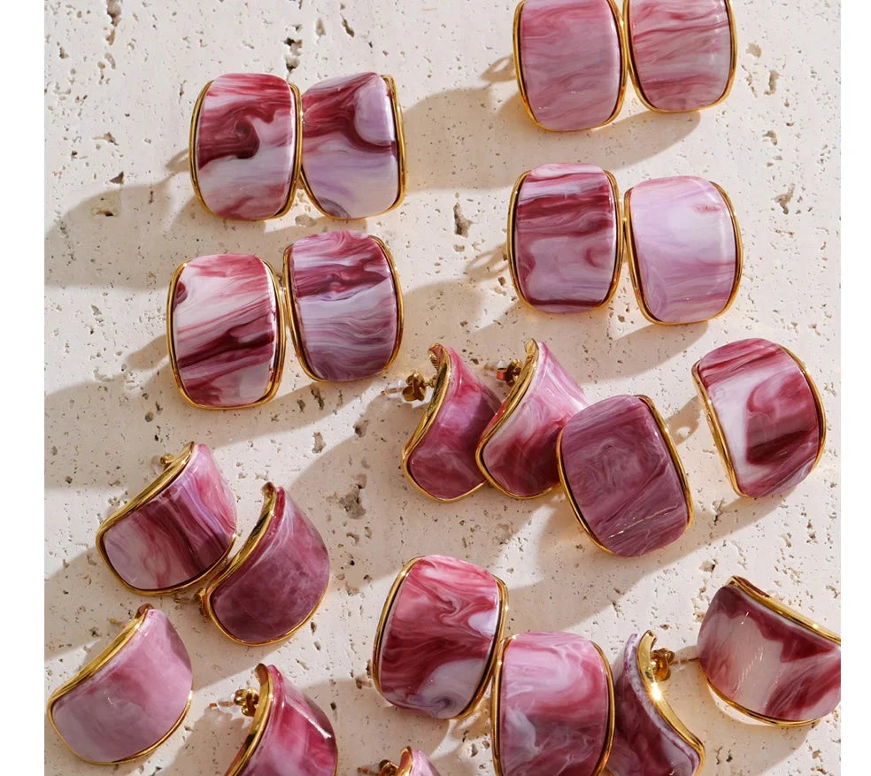 Orecchini “Color Frame” – Rettangolari Eleganti