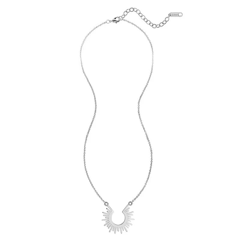 Collana Sole Geometrico – Eleganza Dorata