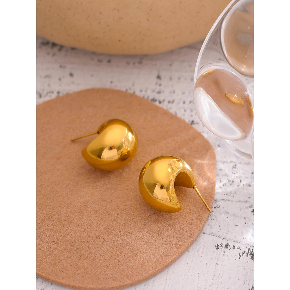 Orecchini Bold Geometrici – Acciaio Inossidabile | Oro & Argento