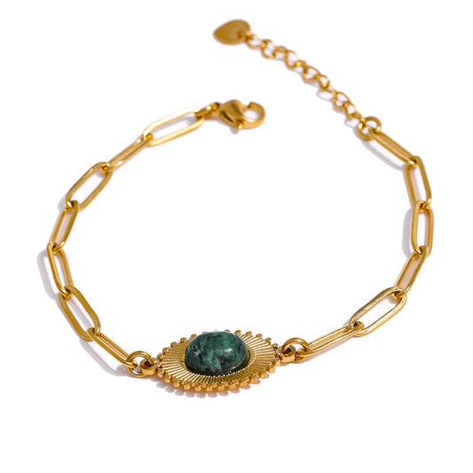 Bracciale Catena Turchese – Protezione ed Eleganza