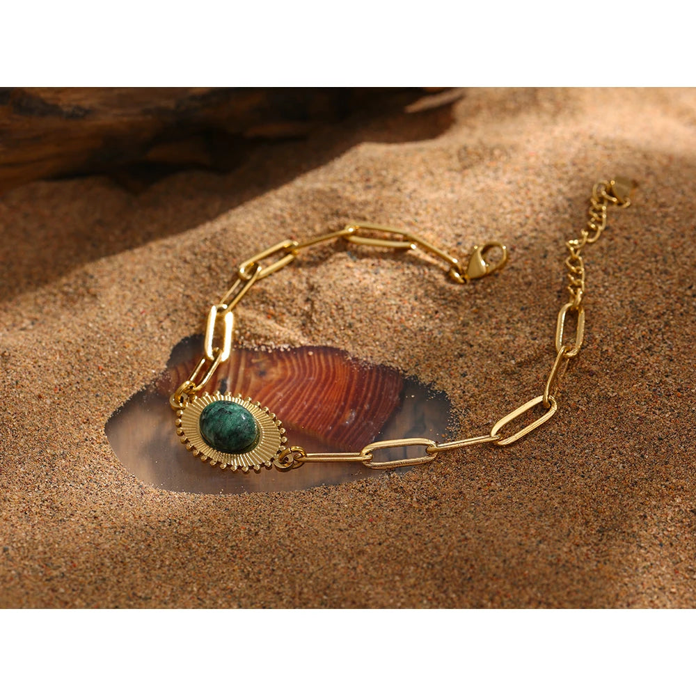 Bracciale Catena Turchese – Protezione ed Eleganza