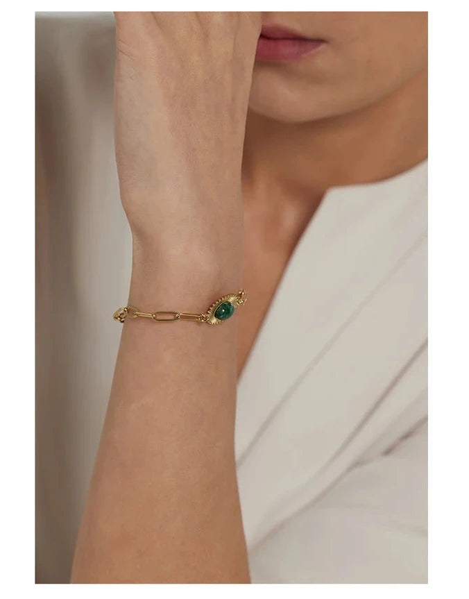 Bracciale Catena Turchese – Protezione ed Eleganza