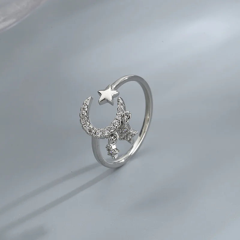 Collezione Anelli Luna e Stella – Argento