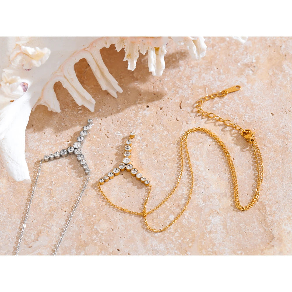 Collana Cascata di Luce – Zirconi Brillanti