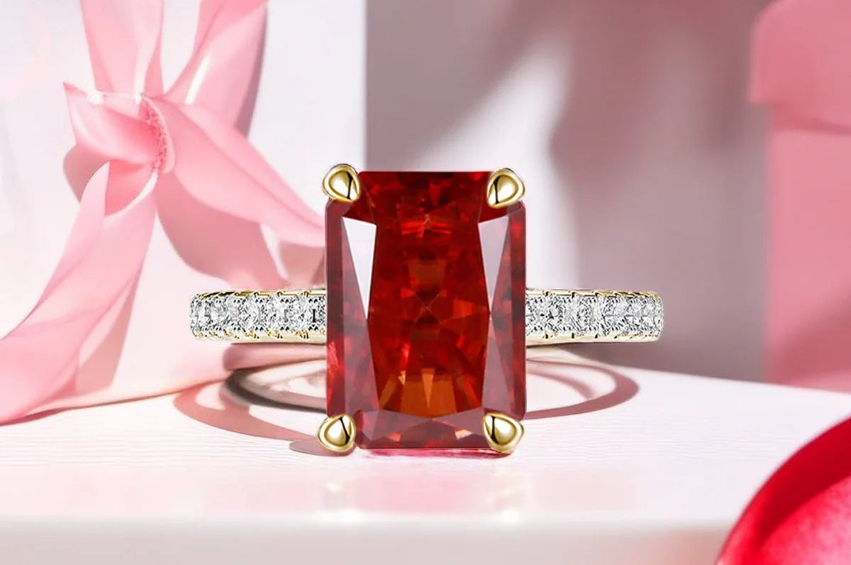 Anello “Crystal Shine” in Argento S925 – Taglio Ghiaccio Premium