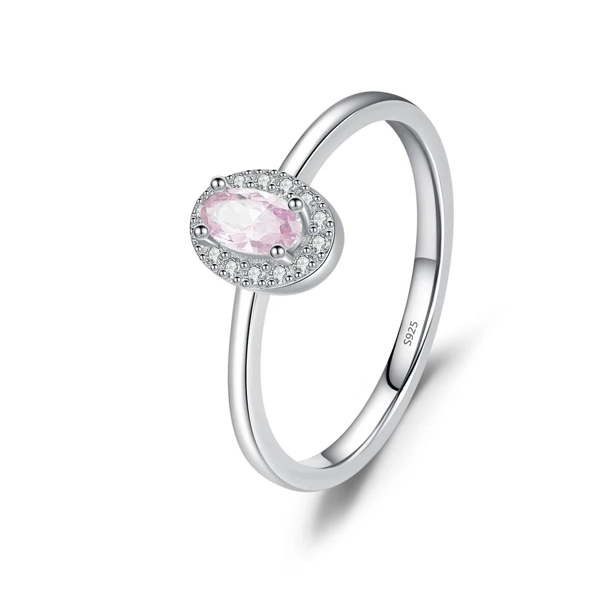 Anello Ovale con Zirconi Colorati – Anello Elegante