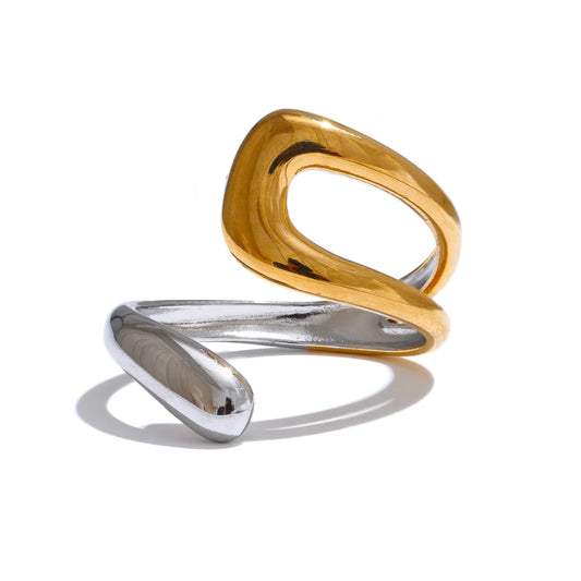 Anello Doppio Colore – Linee d’Arte