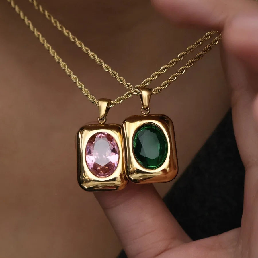 Collana Gemme Gemelle Oro