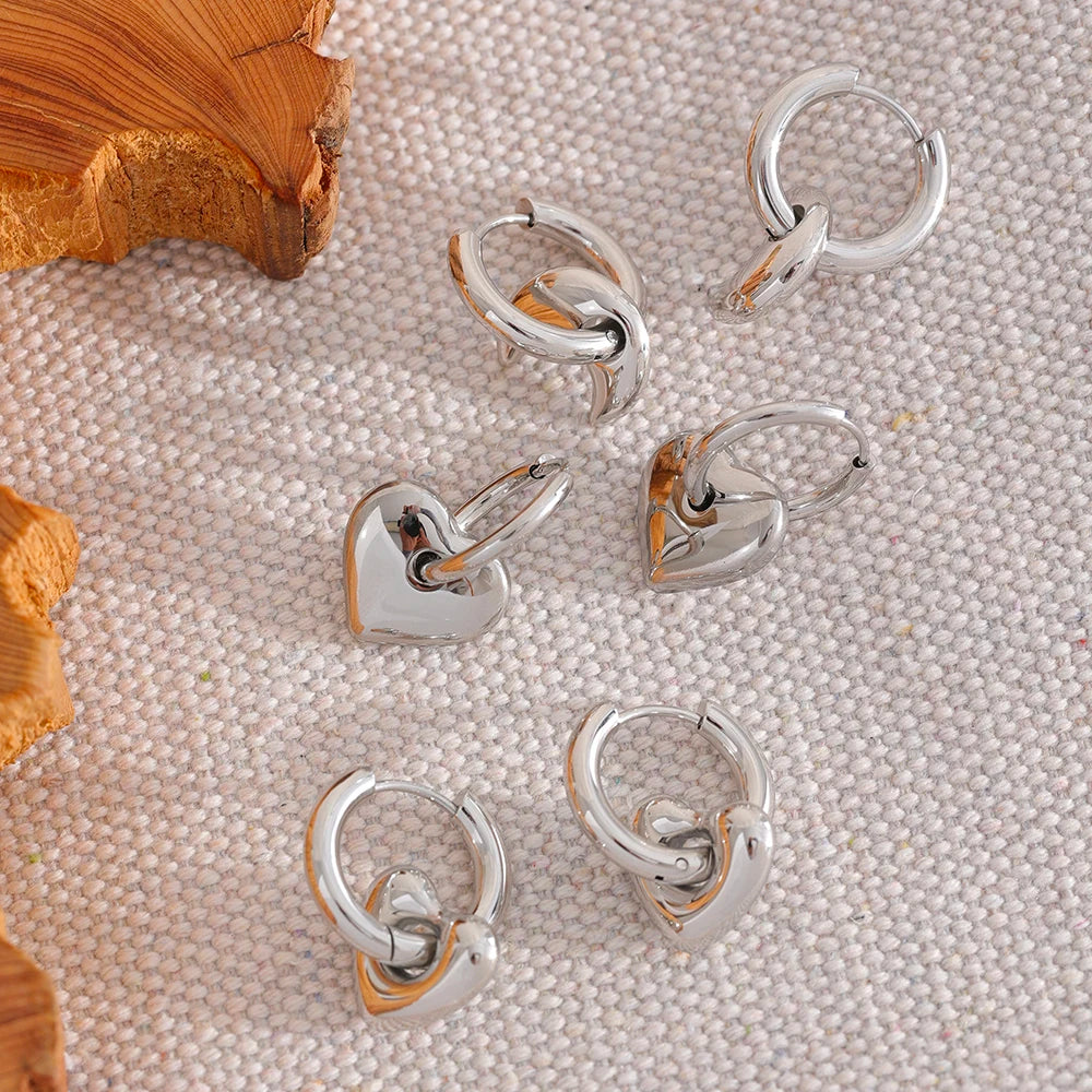 Orecchini Charm Mix – Stelle, Lune e Cuori