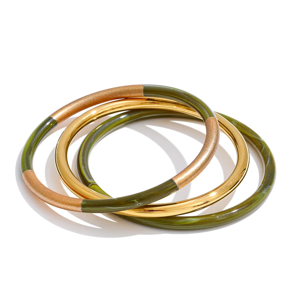 Set di Bracciali a Cerchio Sovrapposti