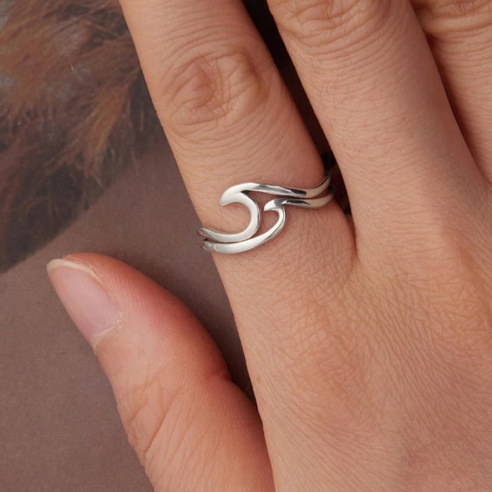 Anello “Onda di Luce” – Doppio Strato