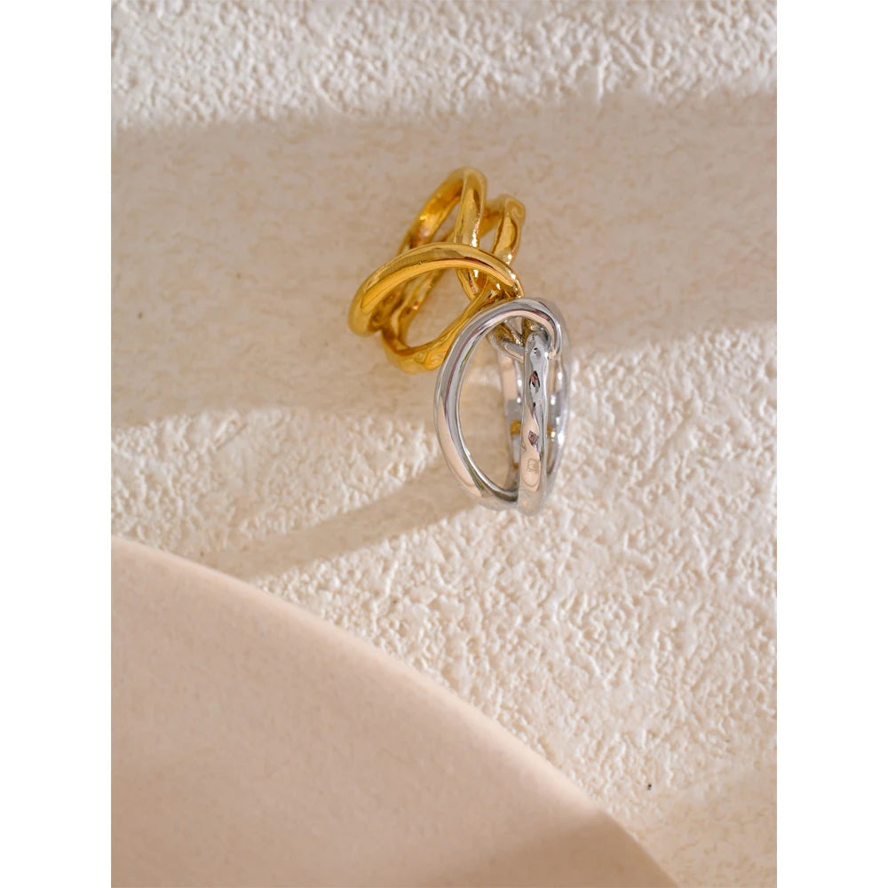 Anello Cerchi Intrecciati – Geometria di Luce