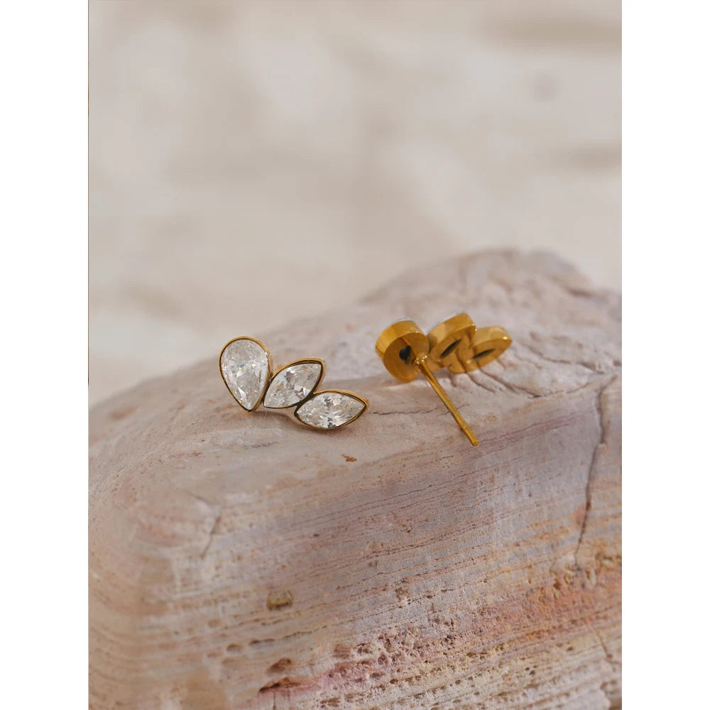 Orecchini Zirconi a Goccia – Design Ala Chic