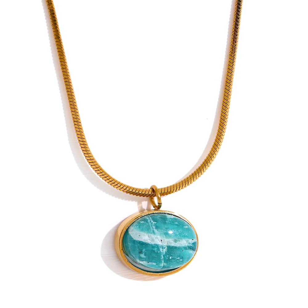 Collana Amazzonite – Equilibrio e Luce Naturale