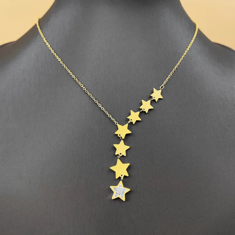 Collana Stella in Zircone – Luce Raffinata