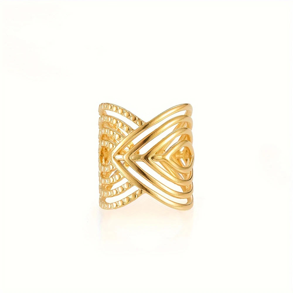 Anello Geometrie Irregolari – Eleganza Contemporanea