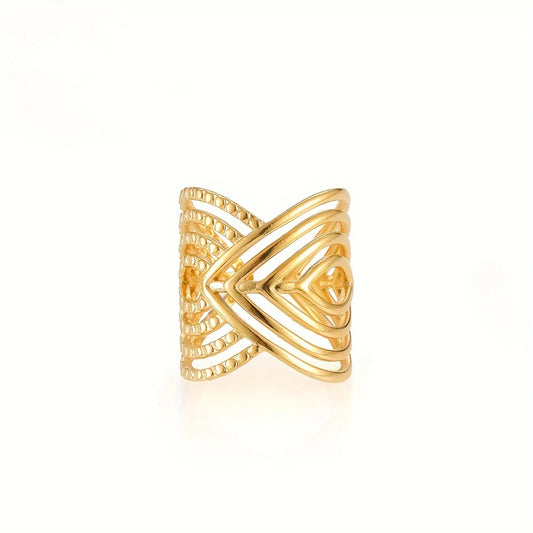 Anello Geometrie Irregolari – Eleganza Contemporanea