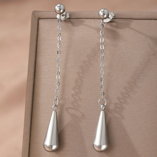 Orecchini “Catena di Gocce” – Eleganza Infinita