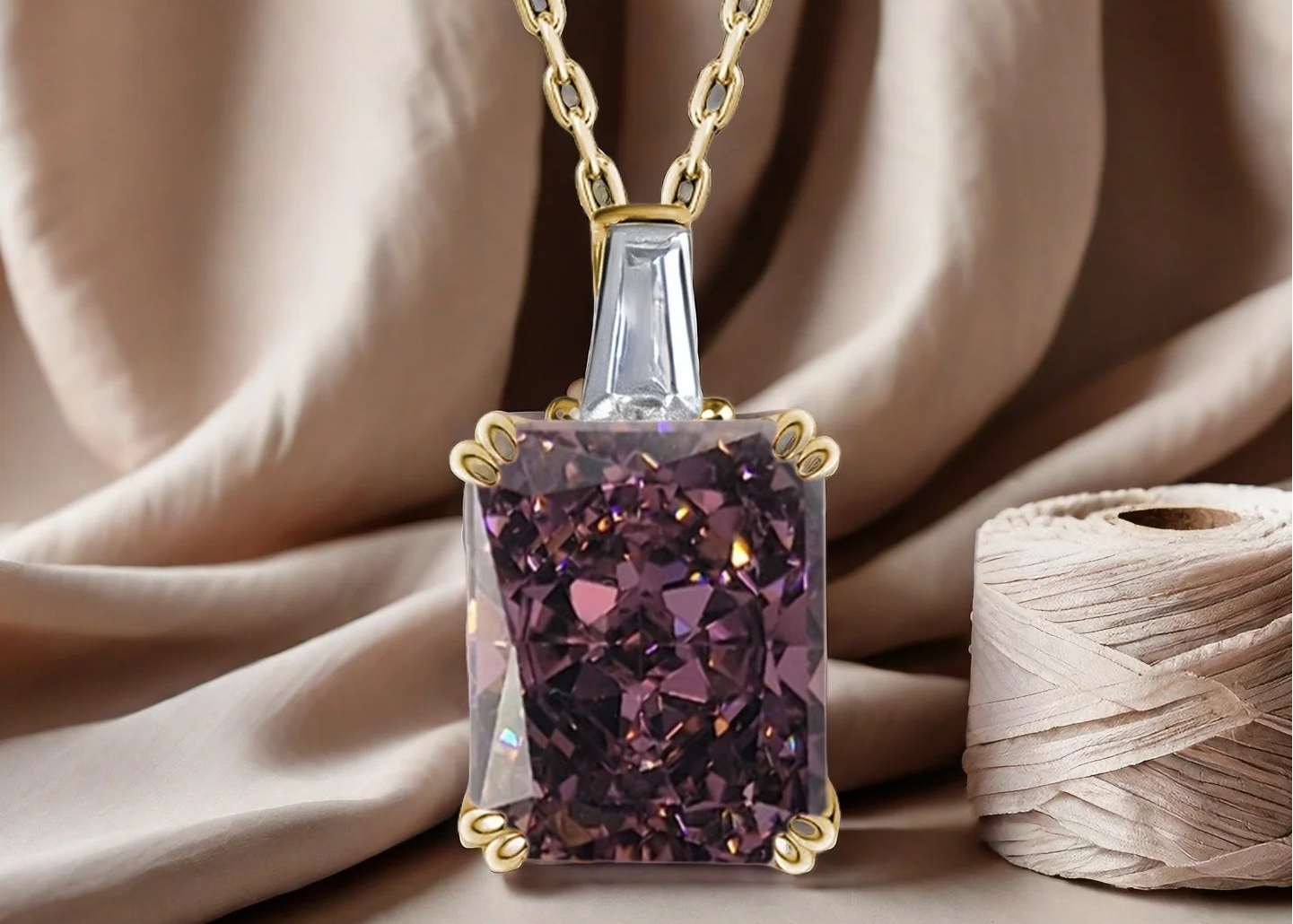 Collana “Blue Radiance” – Taglio Ghiaccio