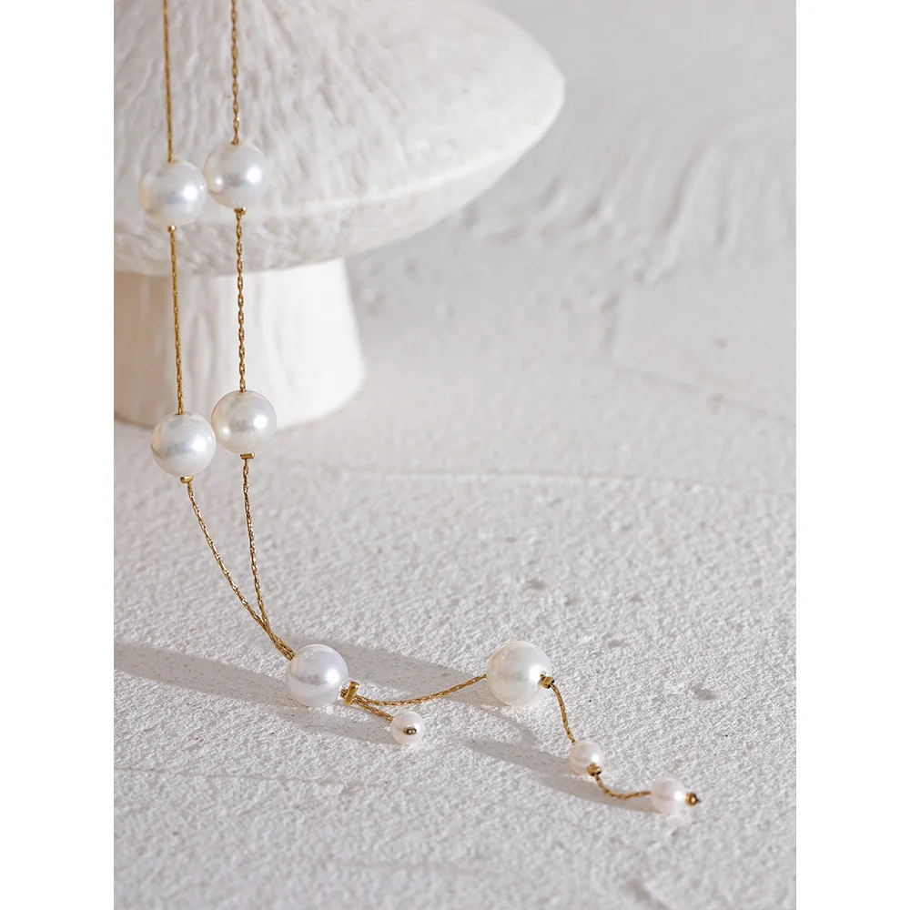 Collana “Pearl Whisper” – Eleganza Leggera e Raffinata