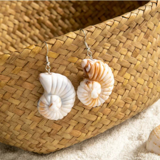 Orecchini Conchiglia Mare