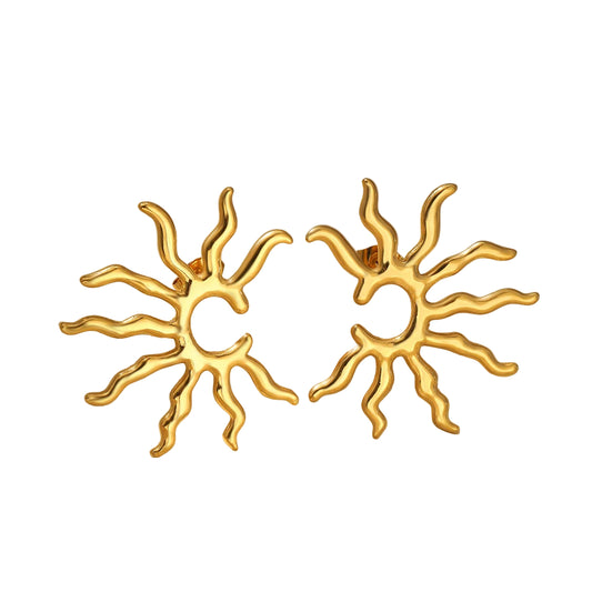Orecchini Sole Ardente – Splendore Unico